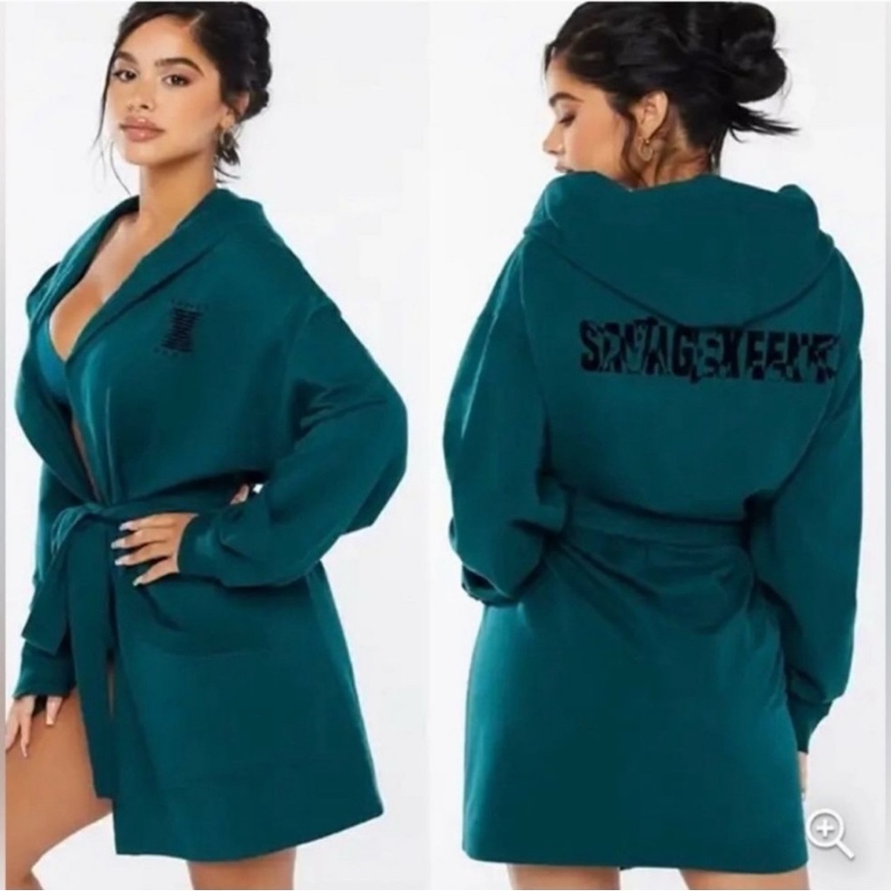 Savage X Fenty Teal Robe